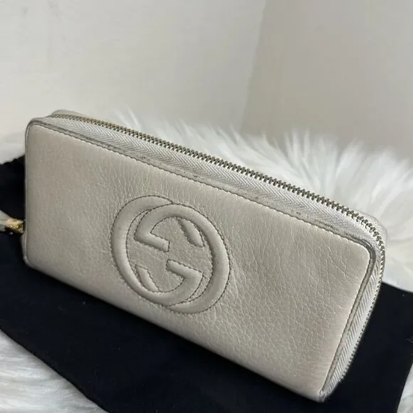 💯Authentic Gucci Soho Zipped Long Wallet🍀 - Picture 7 of 16